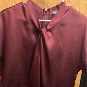 Vince Camuto Elegant Burgundy Women's Top